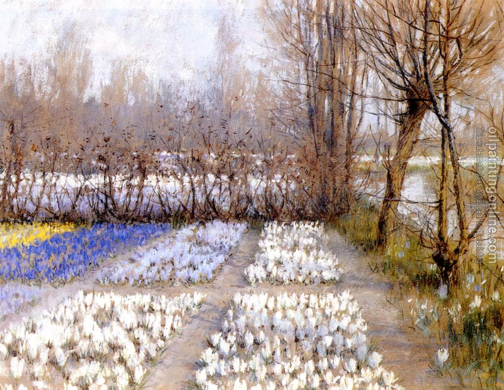 George Hitchcock - Spring Crosuc Fields